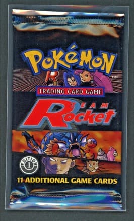 Sealed 1st Edition Team Rocket booster pack